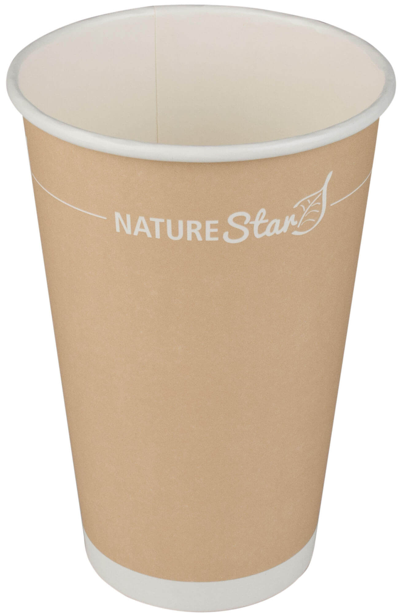 Coffee cups paper, brown - 400ml (1000 pcs.)