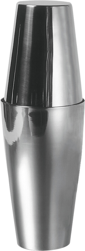 Cocktail shaker, stainless steel, Tin in Tin, twopartite (600ml)