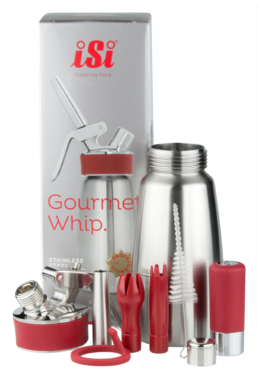 iSi cream siphon "Gourmet Whip PLUS", stainless steel - 0,25l