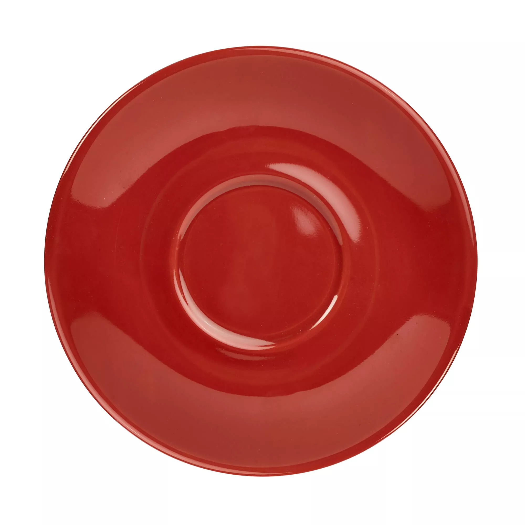 Saucer espresso cup red - 12cm (6 pcs.) Saucer espresso cup red - 12cm (6 pcs.)
