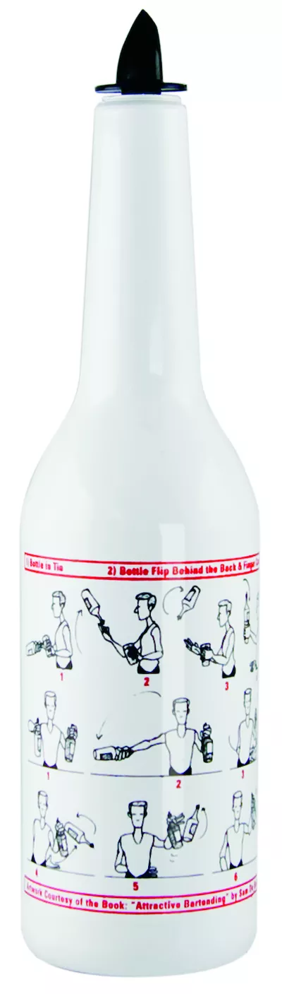 Flair bottle - overprint blue Flair bottle - overprint blue