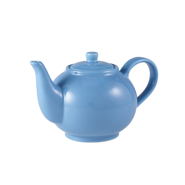 Teapot porcelain blue – 450 ml (6 pcs.)
