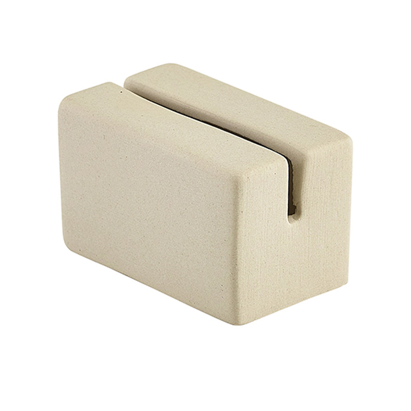 Mini ceramic sign holder - 5x3x3cm (12 pcs.)