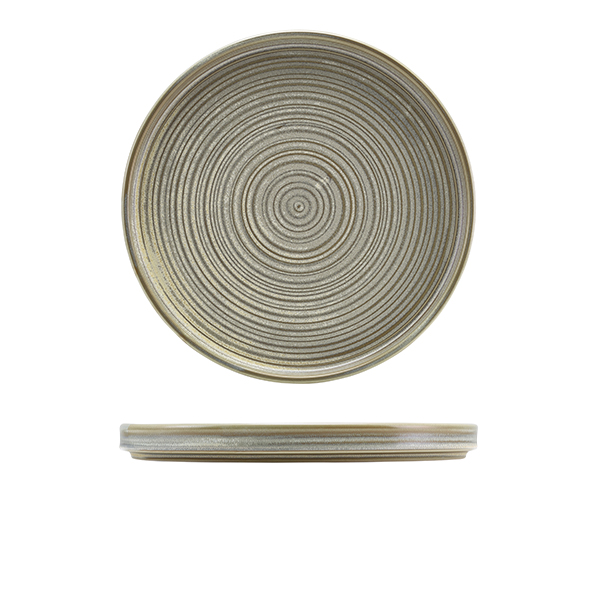 Low presentation plate Terra Matt Grey – 25 cm (6 pcs.)
