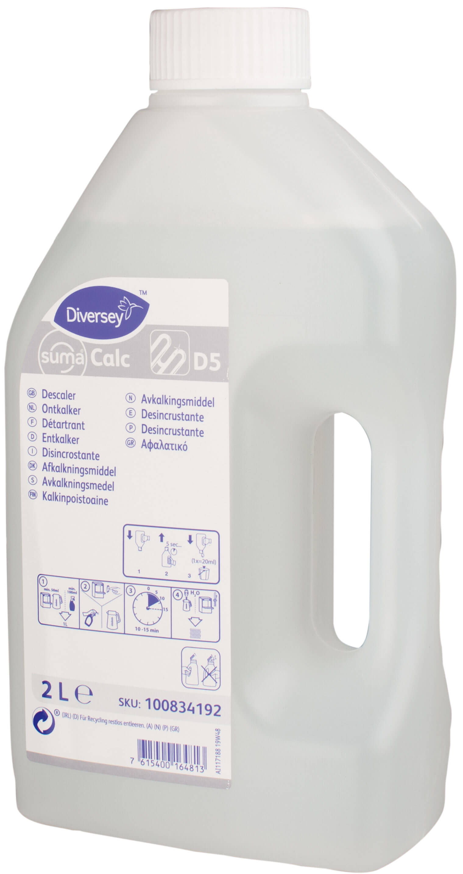 Suma Calc D5 descaler and cleaner - 2l