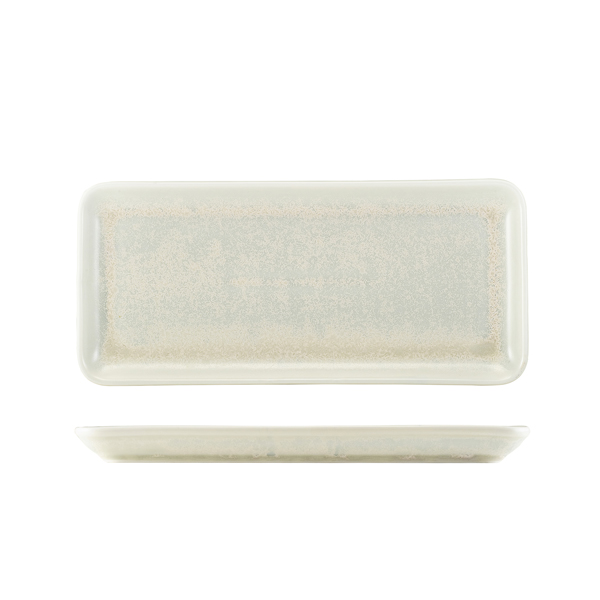 Narrow rectangular platter Terra Pearl – 31 × 14 cm (6 pcs.)