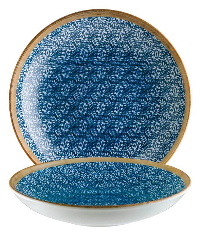 Bonna Lupin Bloom Deep plate 25cm blue - 6 pcs. Bonna Lupin Bloom Deep plate 25cm blue - 6 pcs.