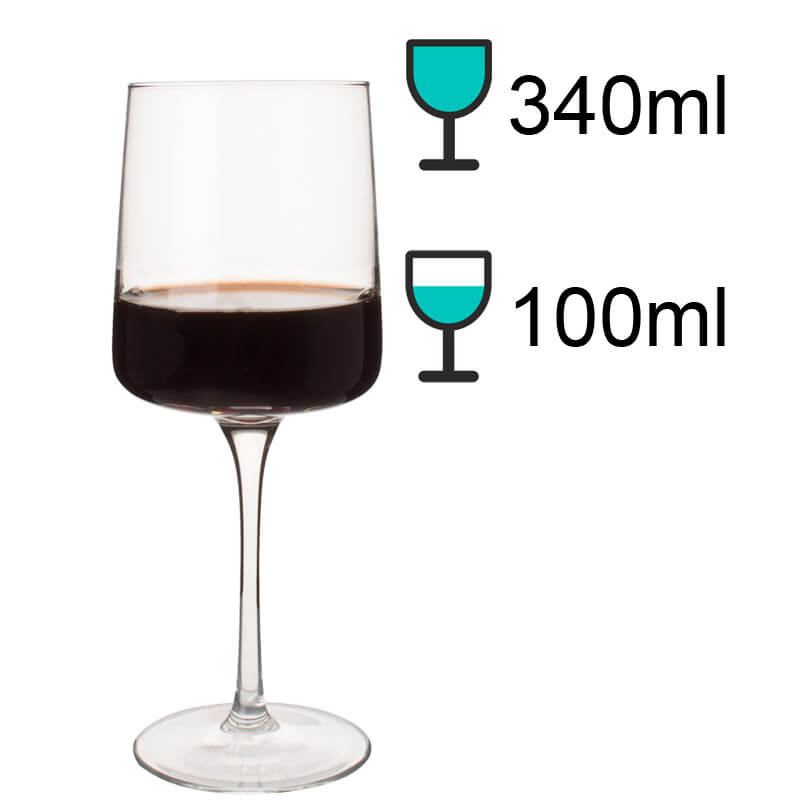 Red wine glass Iconic, Pasabahce - 340ml (1 pc.) Red wine glass Iconic, Pasabahce - 340ml (1 pc.)