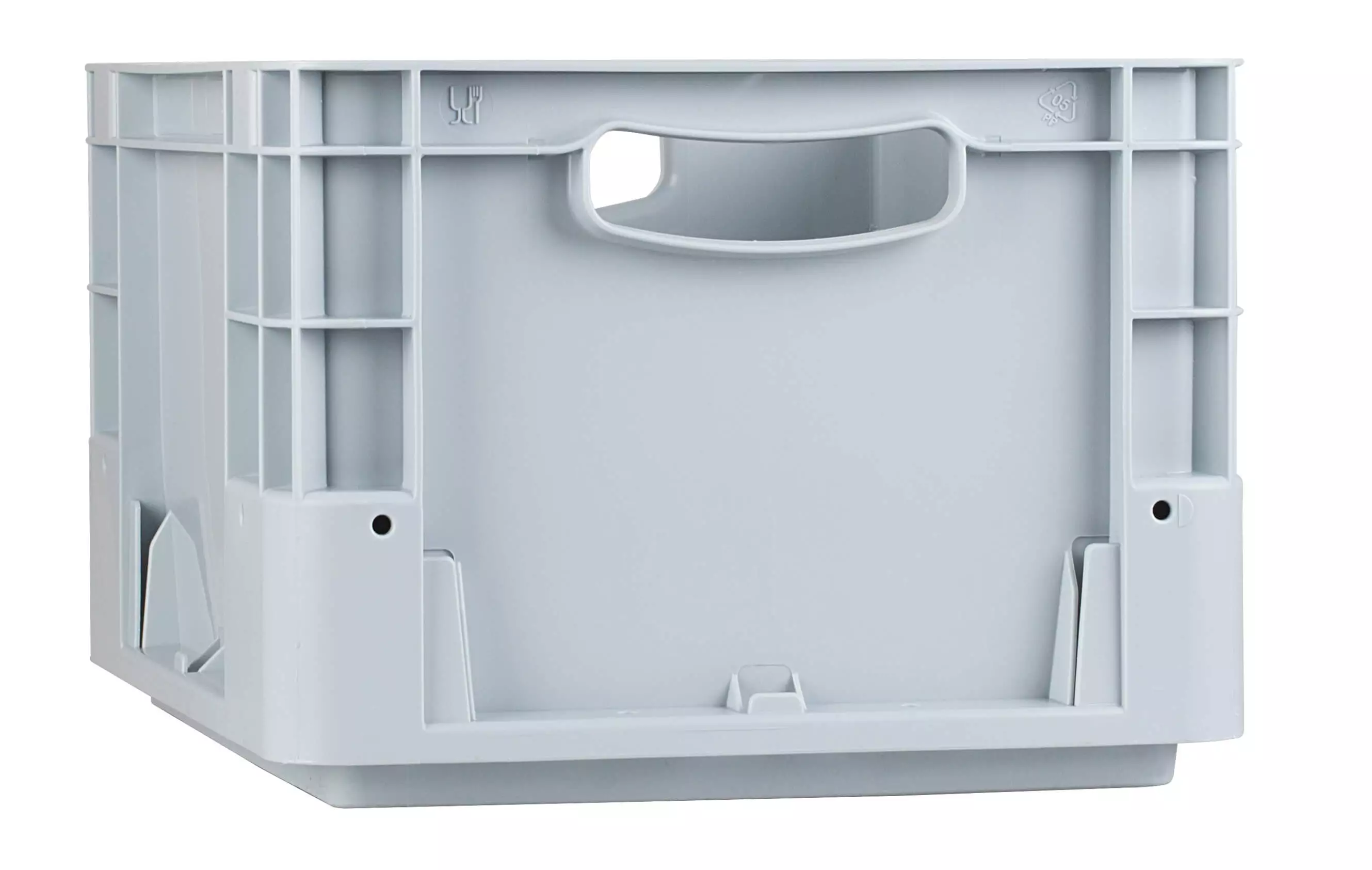 Transport crate, grey - plastic Transport crate, grey - plastic