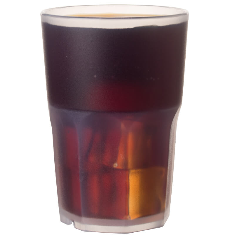 Plastic cup Granity, polypropylene, frosted - 400ml (1 pc.) Plastic cup Granity, polypropylene, frosted - 400ml (1 pc.)