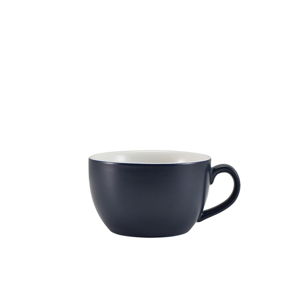 Cappuccino cup porcelain matte blue – 250 ml (6 pcs.)
