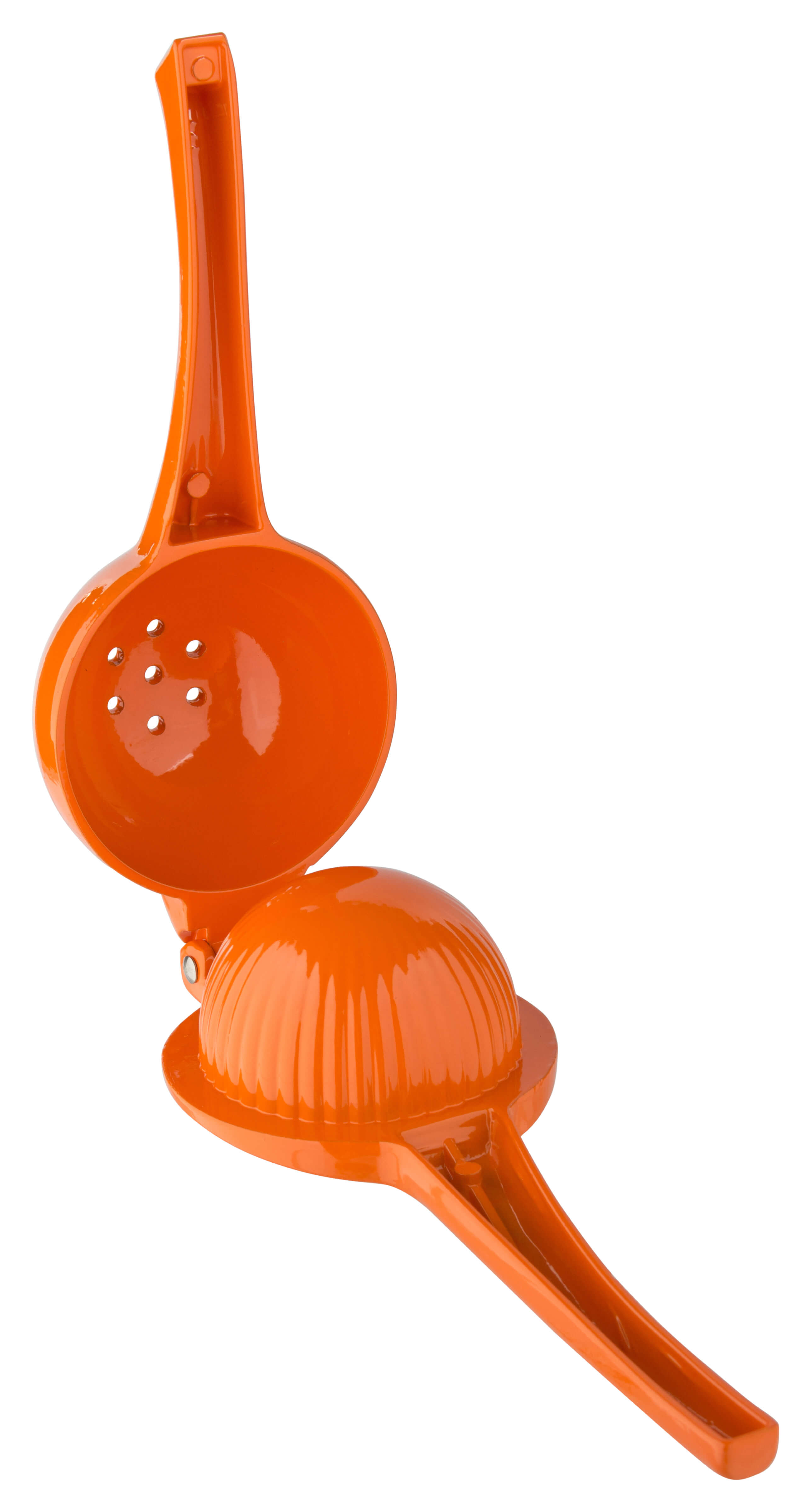 Orange squeezer, orange-colored - aluminium