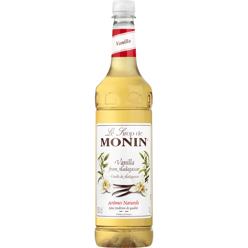 Vanilla from Madagascar - Monin Syrup, PET bottle (1,0l) Vanilla from Madagascar - Monin Syrup, PET bottle (1,0l)