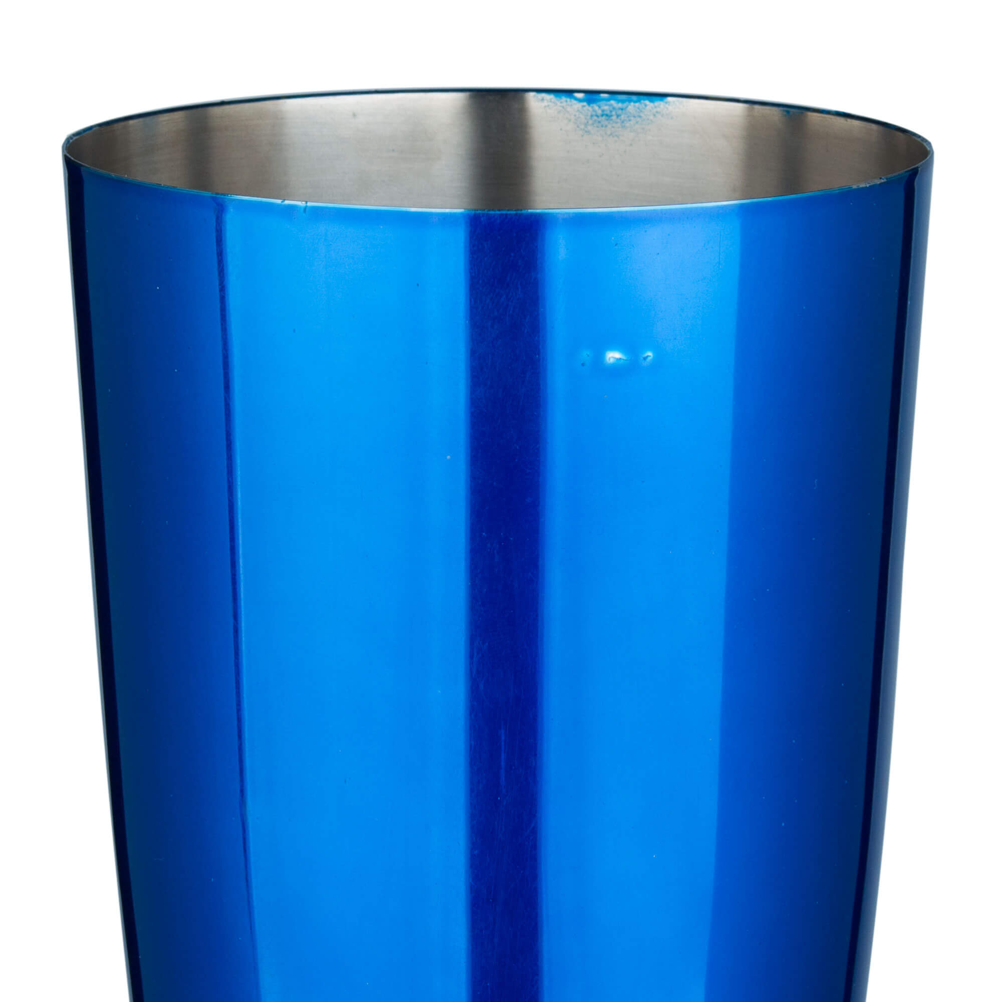 Boston shaker with bottom cap, blue (850ml) - irregular stock