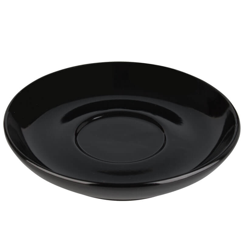 Cappuccino saucer black - 13,6cm (48 pcs.) Cappuccino saucer black - 13,6cm (48 pcs.)