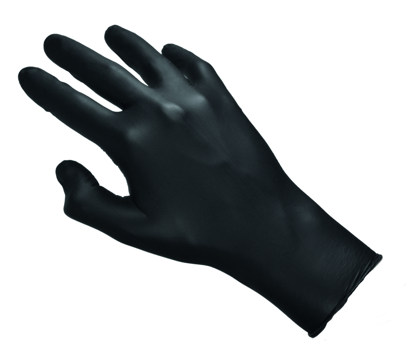 Nitrile gloves, black - powderfree (100 pcs.)