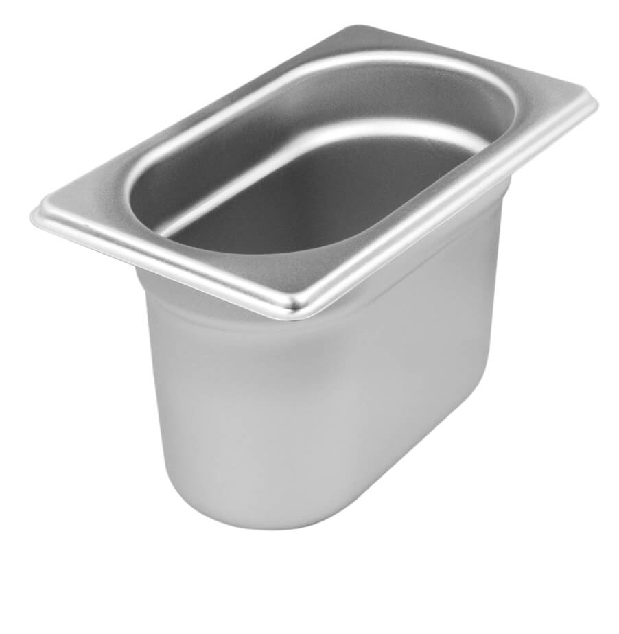 Gastronomy-standard container 65mm depth - stainless steel (GN 1/9)