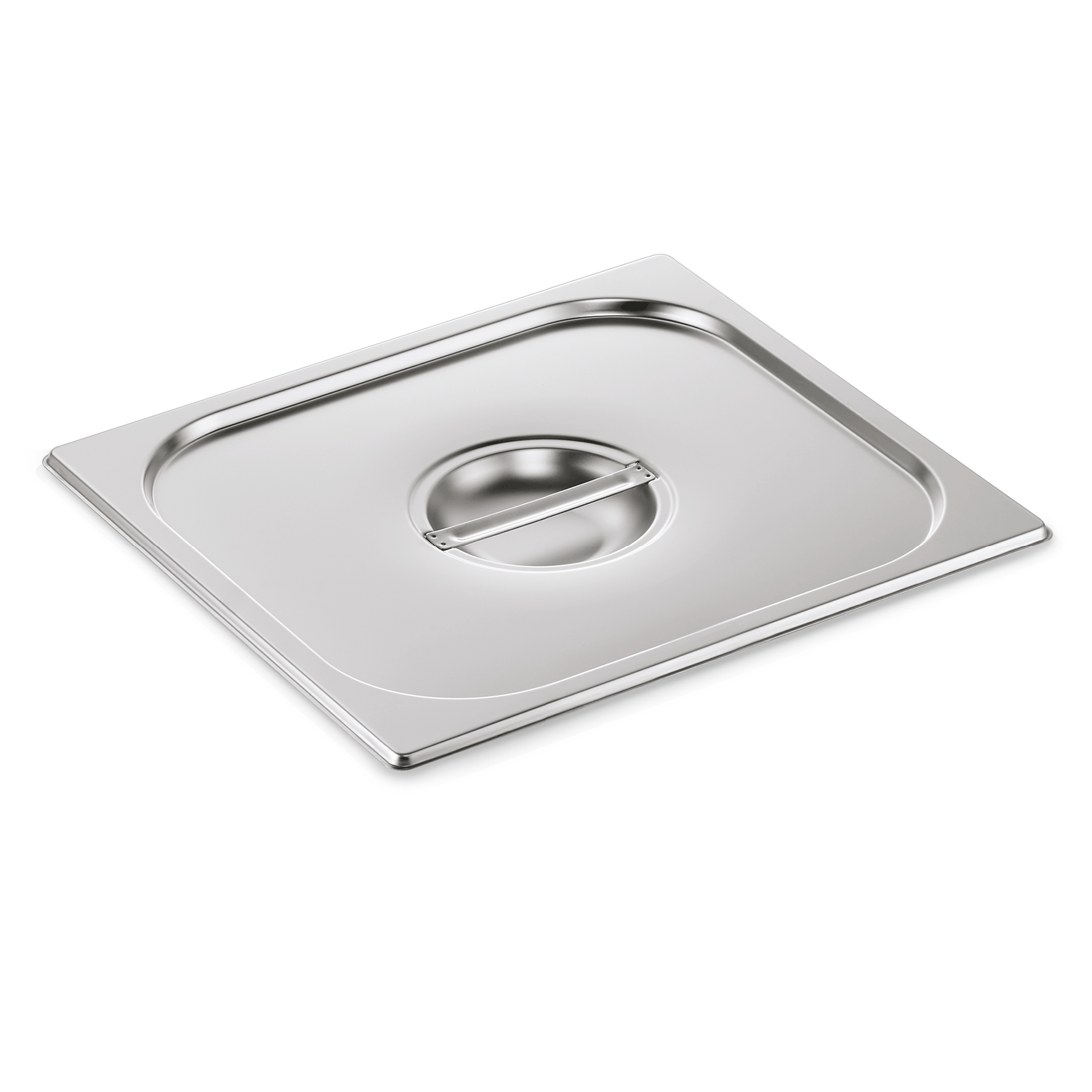 GN 2/3 lid, with spoon recess, CNS (GN CORE series) GN 2/3 lid, with spoon recess, CNS (GN CORE series)