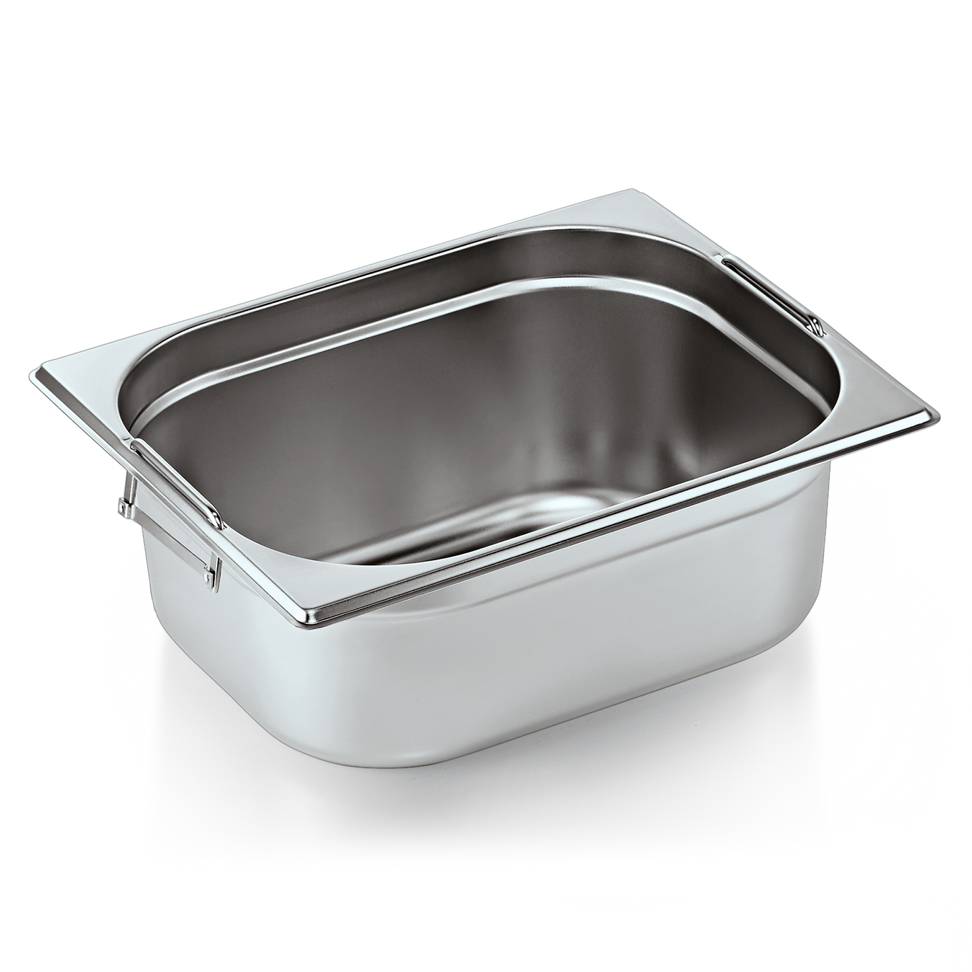 GN 1/2 container, with drop handles, CNS - 10cm (GN CORE series) GN 1/2 container, with drop handles, CNS - 10cm (GN CORE series)