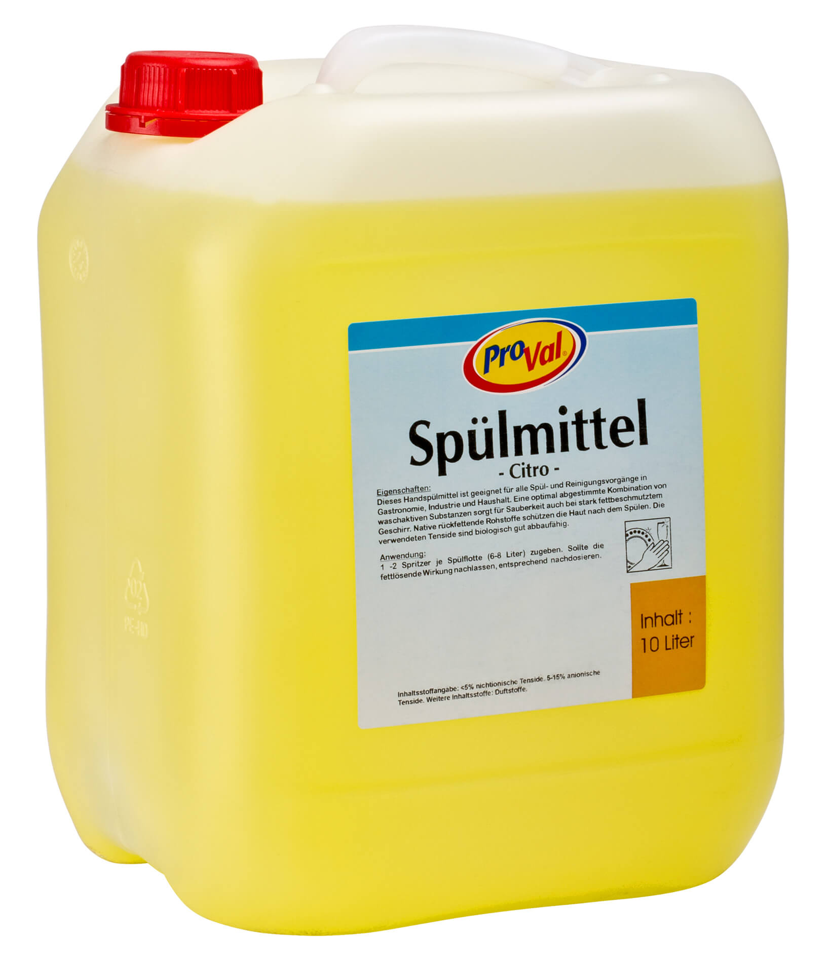 Dishwashing detergent Profi, 1l canister (lemon)