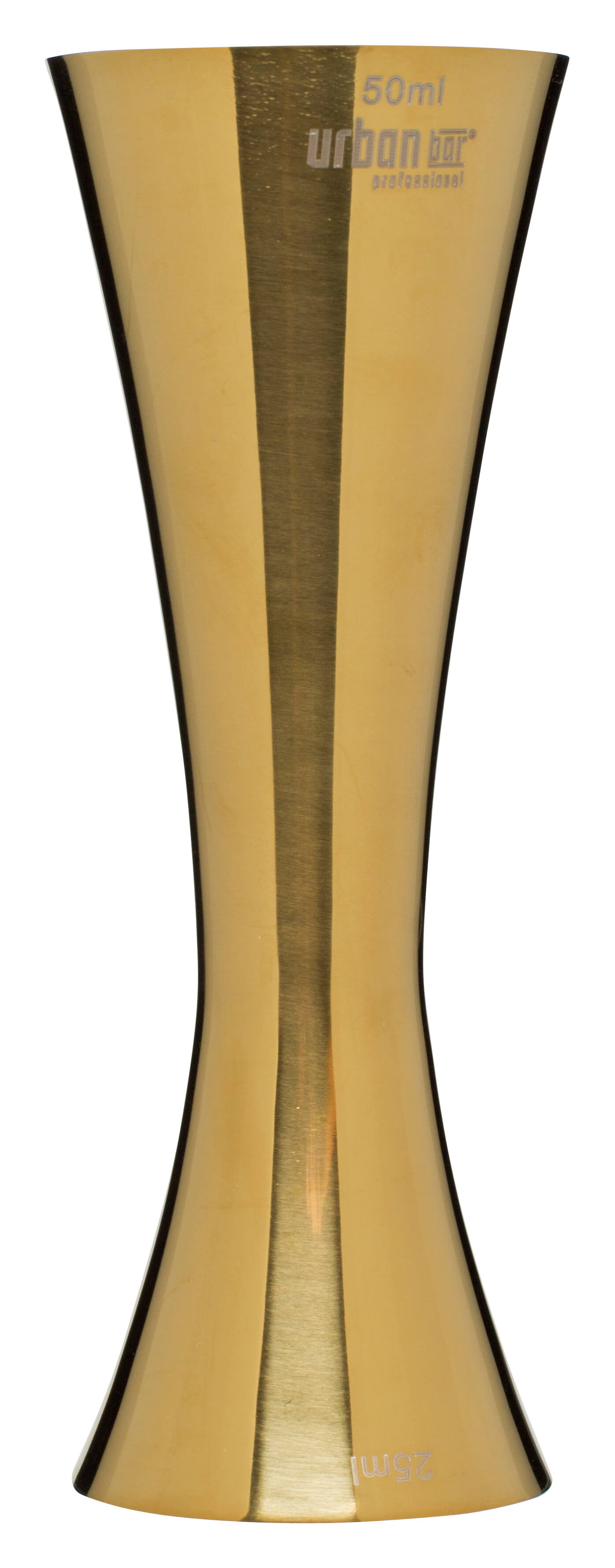 Double jigger Aero, polished, Urban Bar - gold colored (25/50ml)