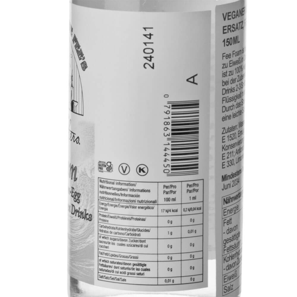Fee Foam protein replacement - Fee Brothers (150ml) Fee Foam protein replacement - Fee Brothers (150ml)