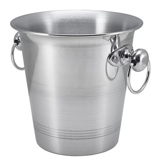 Wine bucket, aluminum, ring handles - 3,25l Wine bucket, aluminum, ring handles - 3,25l