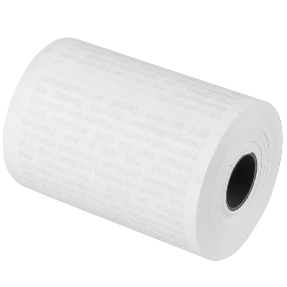 Thermal paper rolls SEPA direct debit text, 57mm x 18m x 12mm, 37mm diameter (5 rolls)
