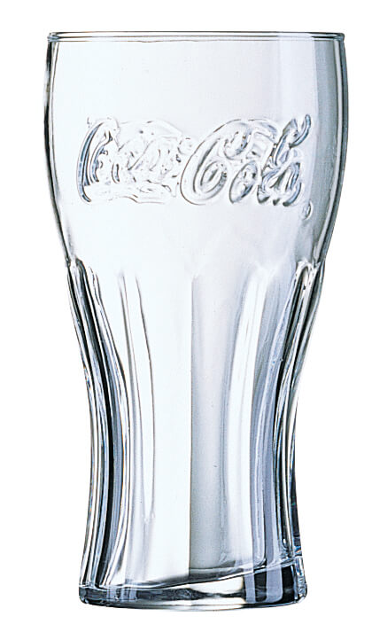 Coca-Cola Contour glass, Arcoroc - 460ml, 0,4l CM