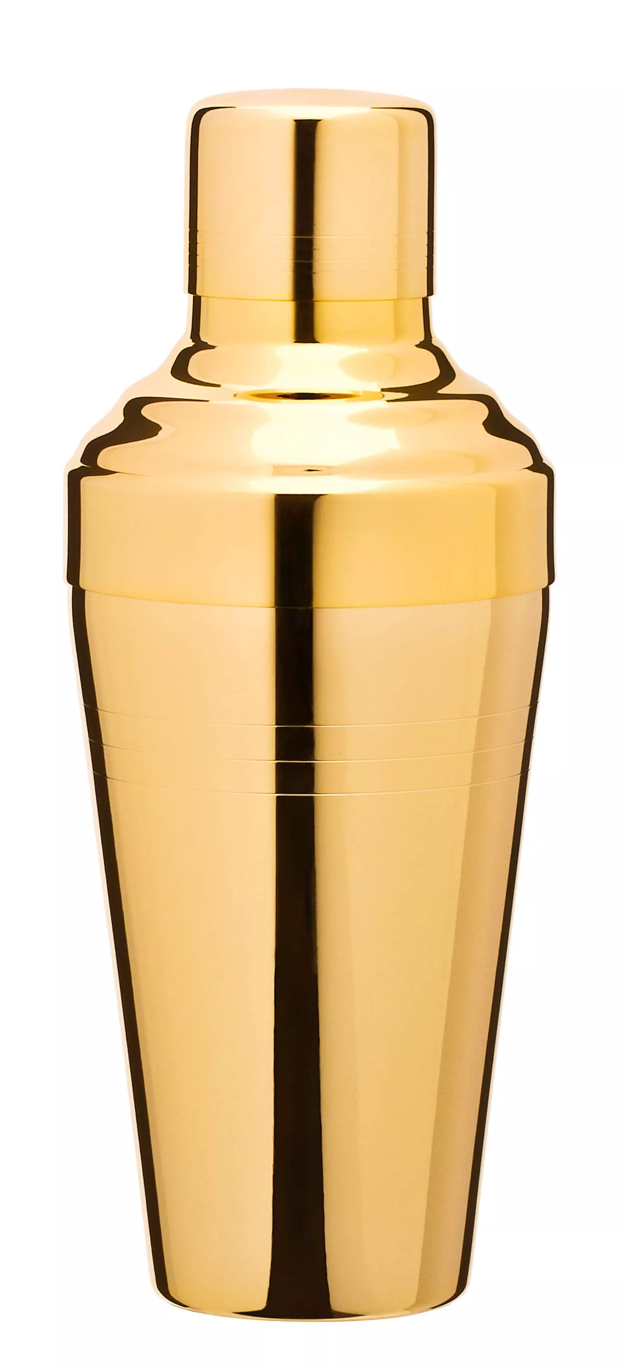Tripartite Cocktailshaker Yukiwa Baron, golden - 510ml Tripartite Cocktailshaker Yukiwa Baron, golden - 510ml