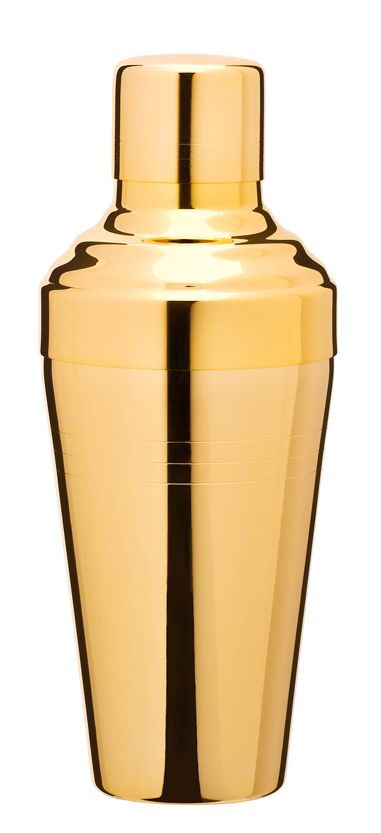 Tripartite Cocktailshaker Yukiwa Baron, golden - 510ml