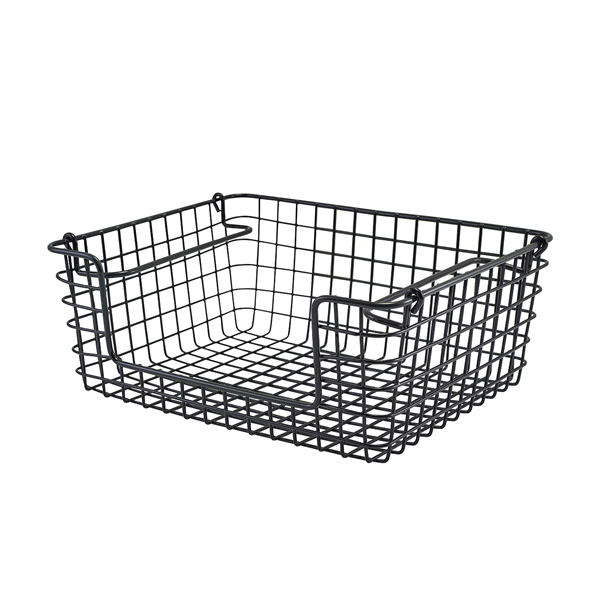 GN 1/2 Display basket, wire black - open side