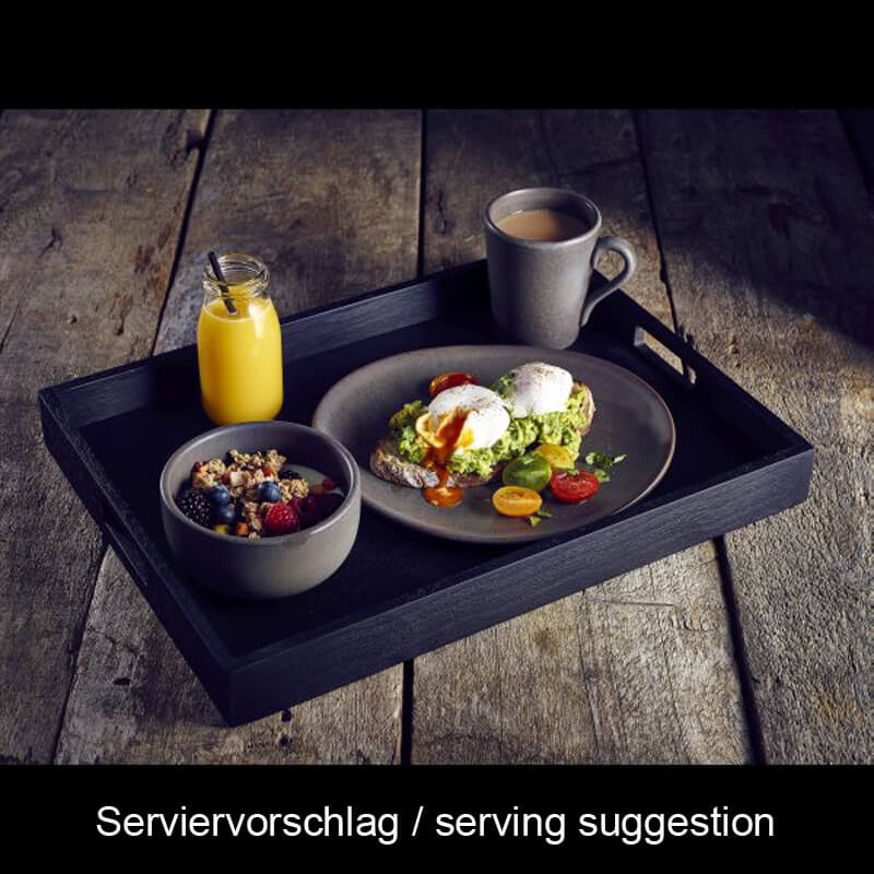 Butlers tray, acacia wood black - 44x32x4,5cm Butlers tray, acacia wood black - 44x32x4,5cm