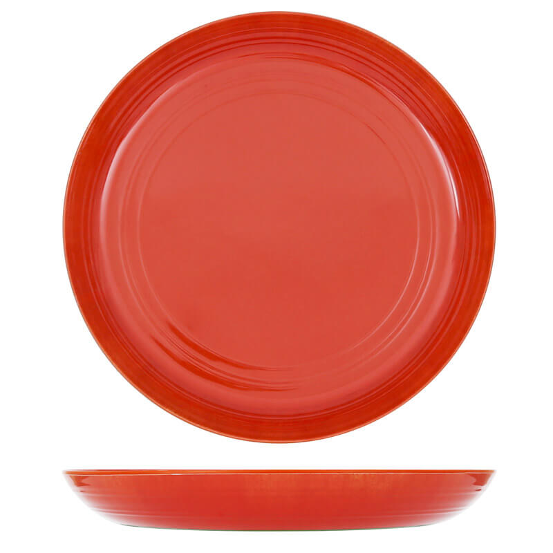 Melamine Bowl Casablanca, Orange Glazed - 3,5l / 38cm Melamine Bowl Casablanca, Orange Glazed - 3,5l / 38cm
