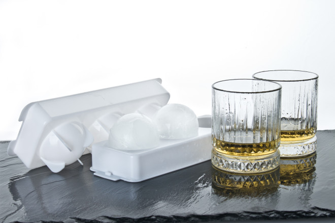 Whisky Ice Ball Set - 2 tumblers + ice ball mold