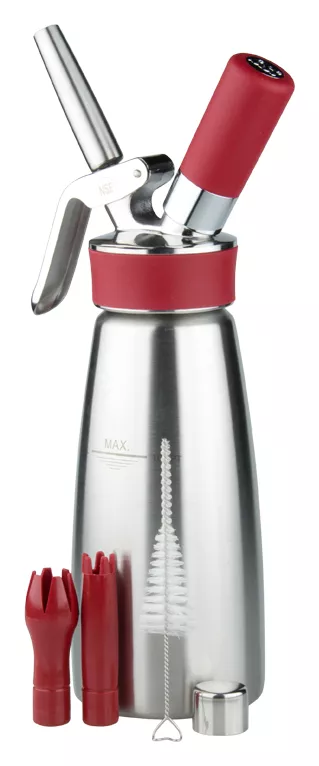 iSi cream siphon "Gourmet Whip PLUS", stainless steel - 0,5l iSi cream siphon "Gourmet Whip PLUS", stainless steel - 0,5l