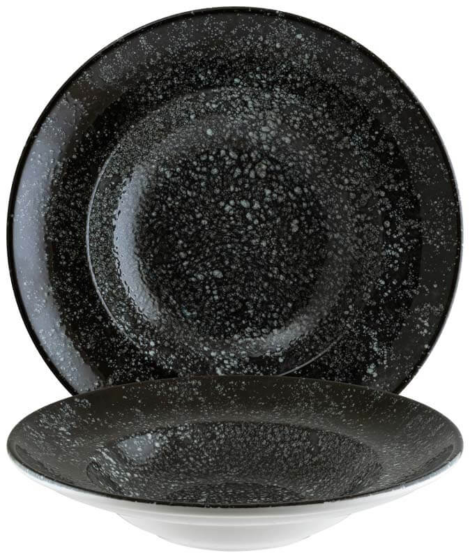Bonna Cosmos Black Gourmet Pasta plate 27cm black - 6 pcs. Bonna Cosmos Black Gourmet Pasta plate 27cm black - 6 pcs.
