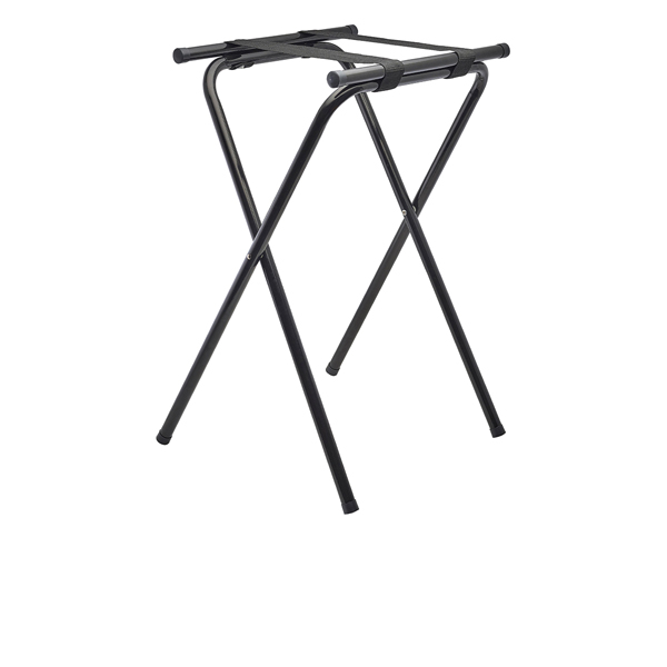 Metal tray stand, 42x84cm - black Metal tray stand, 42x84cm - black