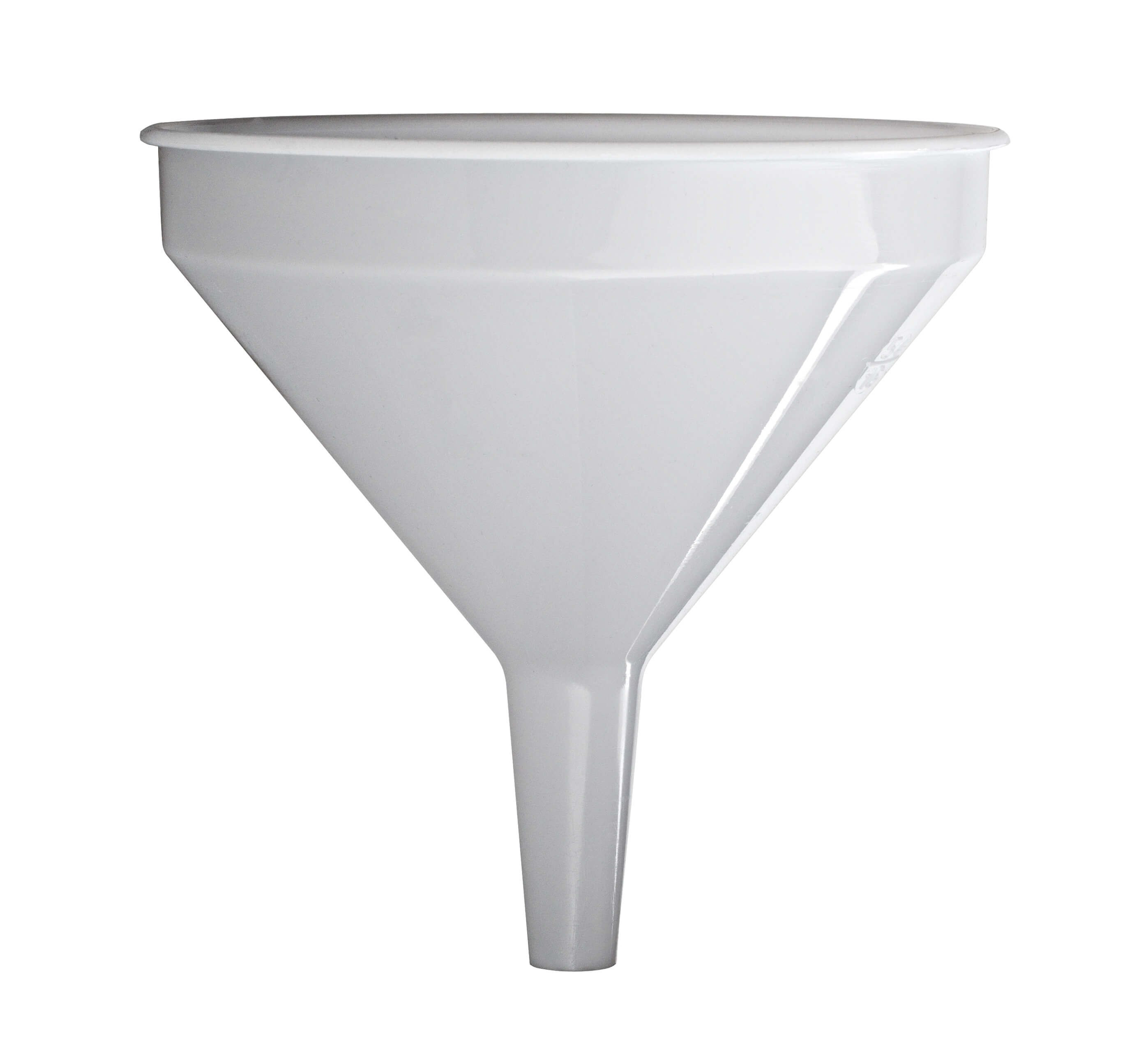 Funnel, plastic white - 16cm