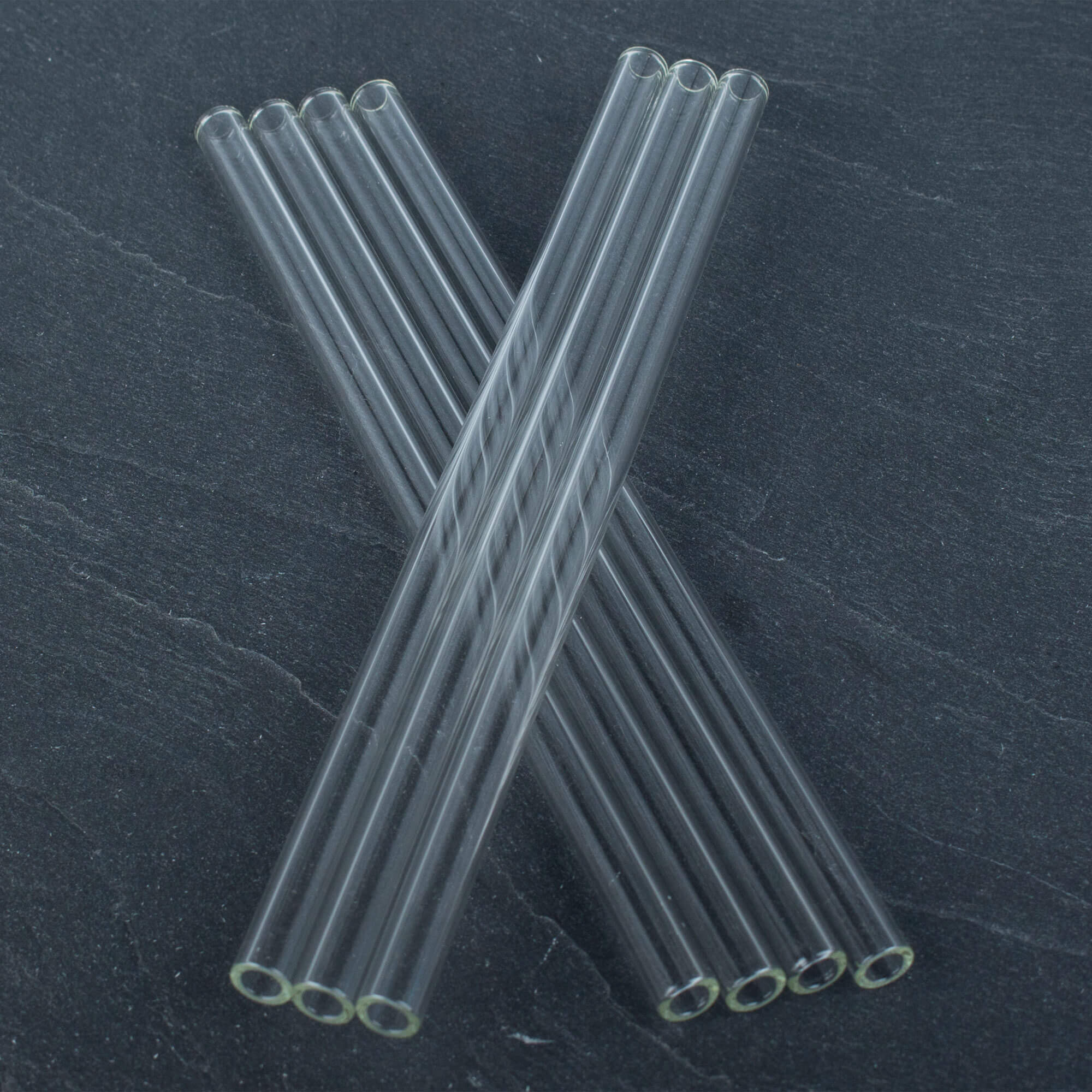 Glass drinking straws Stölzle Lausitz - 9x200mm (50 pcs.)