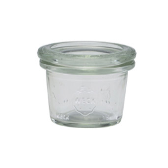 Mini WECK jar with lid - 35ml / 4,5x3,5cm (24 pcs.) Mini WECK jar with lid - 35ml / 4,5x3,5cm (24 pcs.)