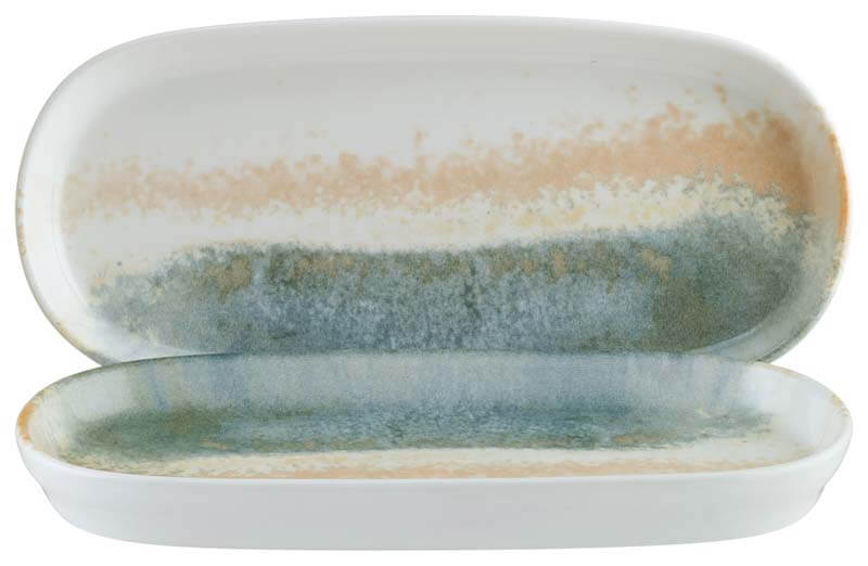 Bonna Fium Hygge Oval deep plate 21 x 10cm blue - 12 pcs.