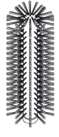 Inner brush for aluminium suffuser 25cm