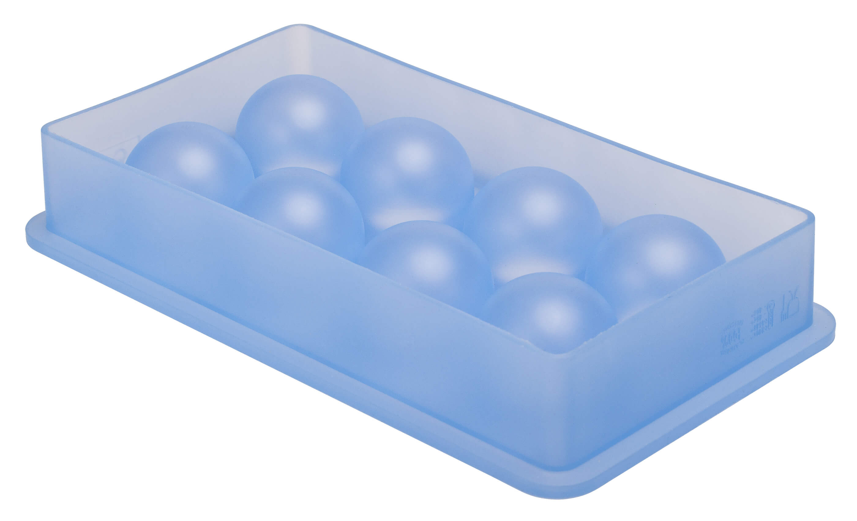 Ice Tray, Balls - Platinum - silicone (3,3cm)