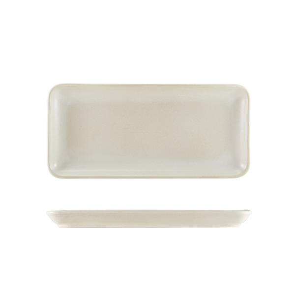 Narrow rectangular plate Antigo stoneware Barley – 27 x 12,5 cm (6 pcs.)