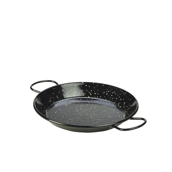 Paella pan, black enamel - 20cm (6 pcs.) Paella pan, black enamel - 20cm (6 pcs.)