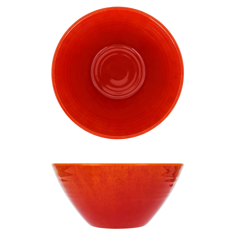 Melamine Bowl Casablanca, Orange Glazed - 1,6l / 20,5cm