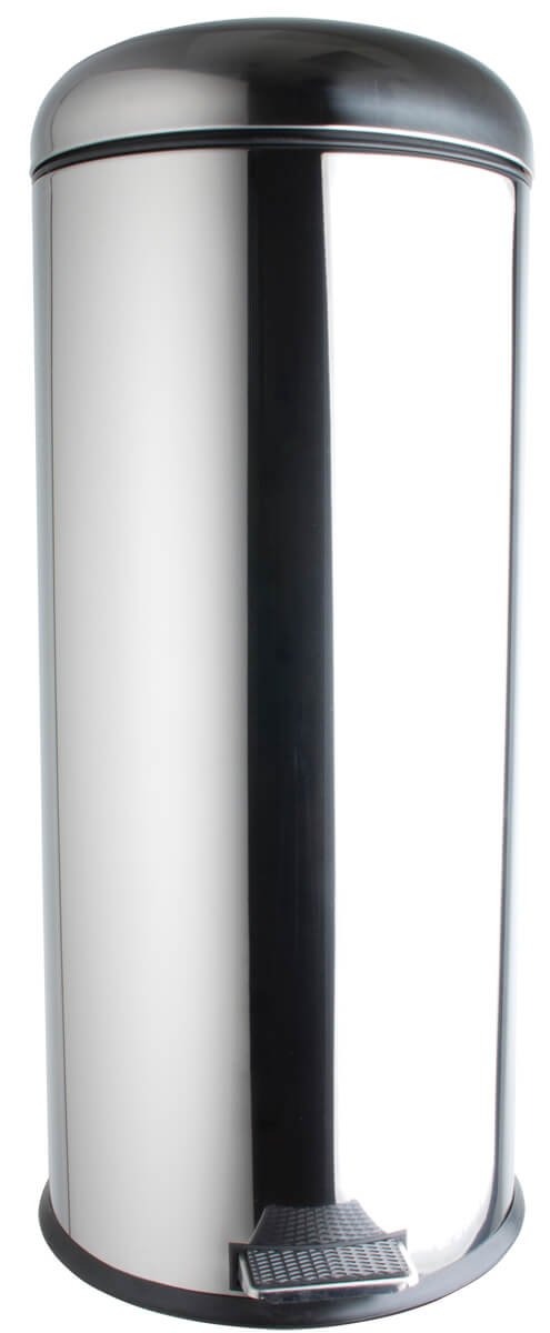 Pedal bin - stainless steel (30l)