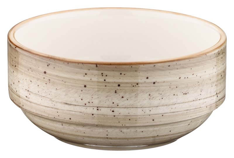 Bonna Aura Terrain Banquet Stackable bowl 14cm beige - 12 pcs. Bonna Aura Terrain Banquet Stackable bowl 14cm beige - 12 pcs.