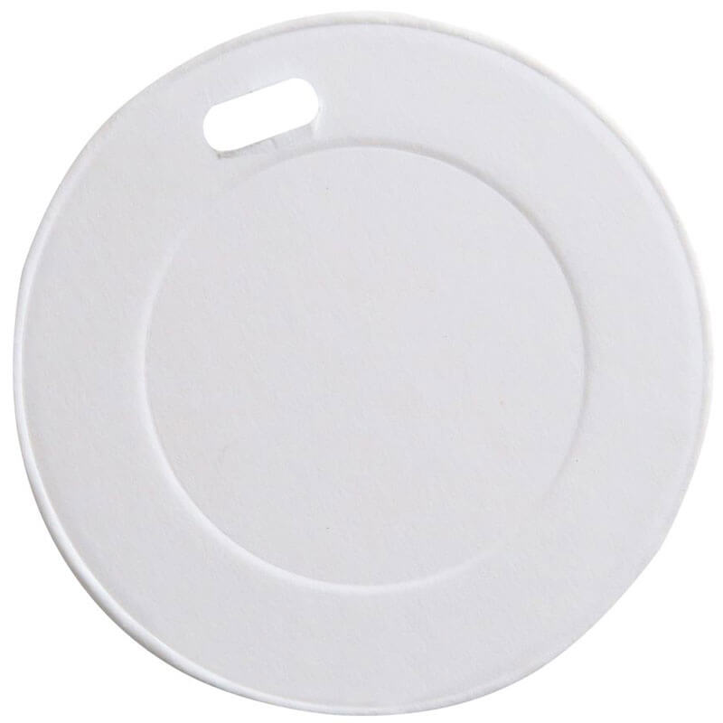 Flat lids for paper cups, paperboard white - 9cm (50 pcs.) Flat lids for paper cups, paperboard white - 9cm (50 pcs.)